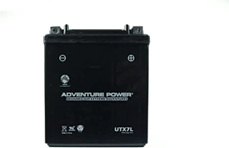 UPG UTX7L  Adventure Power Power Sport AGM Series Sealed AGM Battery