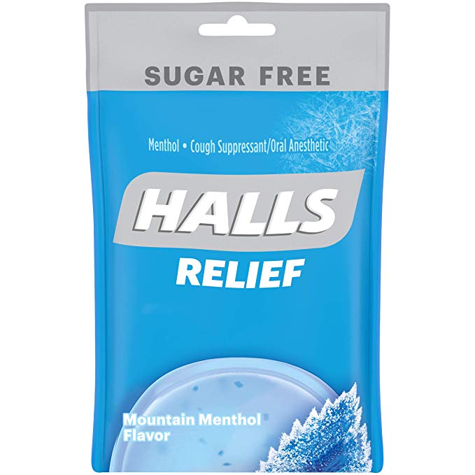 Halls Cough Suppressant/Oral Anesthetic 25 Count