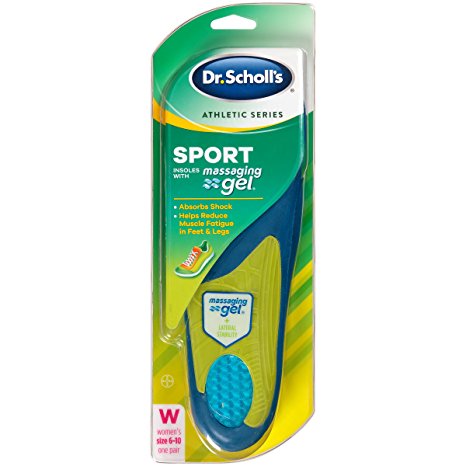 Dr. Scholl’s Athletic Series Sport Insoles for Women, 1 Pair, Size 6 - 10