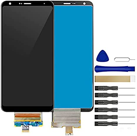 for T-Mobile LG Stylo 5  Plus LM-Q720QM LMQ720QM LCD Screen Display Assembly Touch Screen Digitizer Panel Glass Replacement Tool Black No Frame