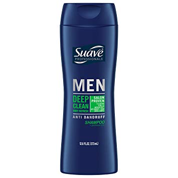 Suave Men Anti Dandruff Shampoo, Deep Clean Mint Refresh, 12.6 oz