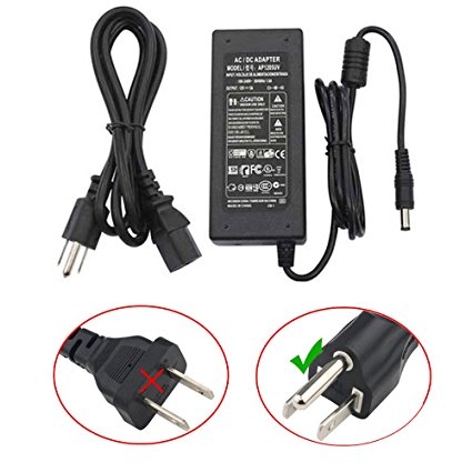 AveyLum Power Adapter Power supply Transformers 12V 6A DC For LED Strip, Rope Light, Wireless Router, ADSL Cats, etc.
