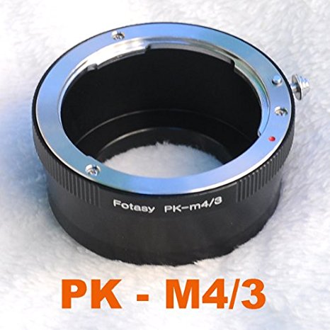 Fotasy Pentax PK K-Mount Lens to Micro Four Thirds M43 MFT System Camera Mount Adapter