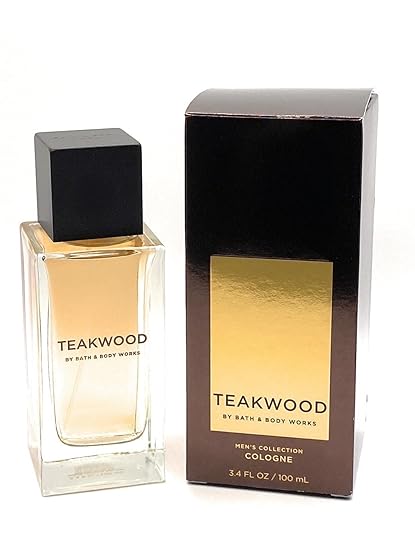Bath & Body Works Teakwood Men's Fragrance 3.4 Ounces Cologne Spray
