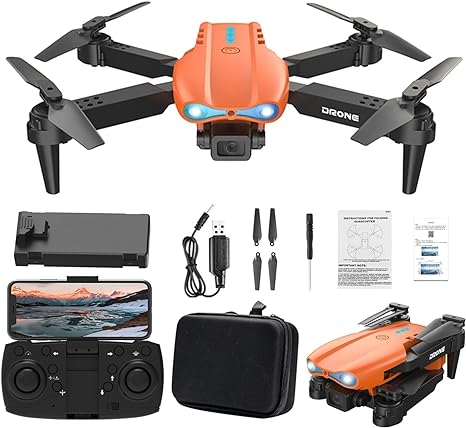 Clearance Drone with Camera 4K for Adults, RC Quadcopter with Dual 1080P HD FPV Camera Remote Control, Foldable Mini Toys Gifts for Kids Beginners, Headless Mode,One Key Start Mode