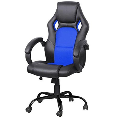 Yaheetech Adjustable High Back Gaming Racing Car Style Swivel Tilt Chair