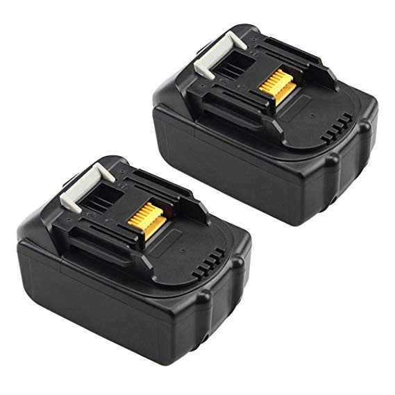 Eagglew Replace for Makita 18V Battery 5.0Ah LXT Lithium-Ion Replacement BL1850 BL1840 BL1845 BL1830 LXT400 Cordless Power Tools Batteries（2 Packs）