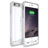 iPhone 6S Battery Case iPhone 6 Battery Case UNU AERO Wireless iPhone 6 Case wCharging Pad 47 InchesWhiteGrey1 YR -3000mAh Portable Charger External Juice Power BankMFI Apple Certified