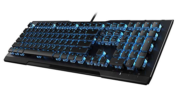 ROCCAT Vulcan 80 - Mechanical Gaming Keyboard, Titan Switches, Durable Design, Anodized Black Aluminum Back Plate