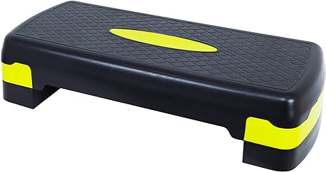 BalanceFrom Adjustable Workout Aerobic Stepper Step Platform Trainer, Multiple Sizes