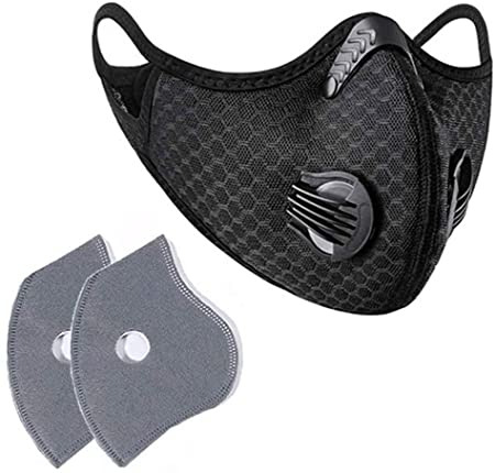 Dust Màsc Bandanas Madks with Activated Carbon Fillter, Breathing Valve