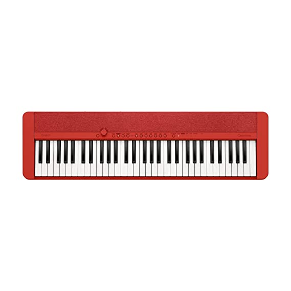 Casio Casiotone CT-S1 61-key Touch Sensitive Portable Keyboard - RED