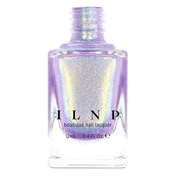 ILNP Downtown - Iridescent Purple Holographic Jelly Nail Polish