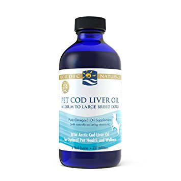 Nordic Naturals Pet CLO Supplement - Cod Liver Oil Omega 3s, DHA, EPA, Promotes Skin, Coat, Joint and Heart Health And Vitamin A For Vision, Fetal Development and Wellness