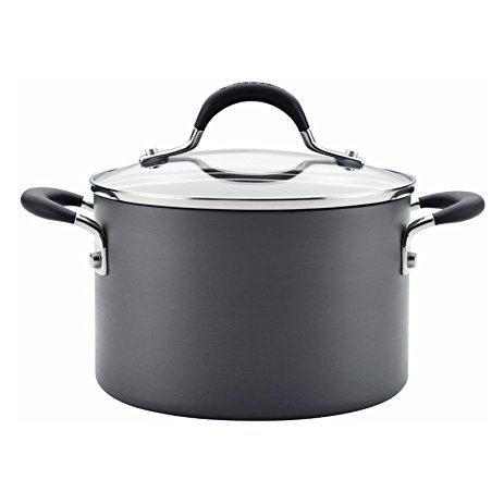 Circulon Momentum Hard-Anodized Non-Stick Covered Sauce Pot,3-Quart