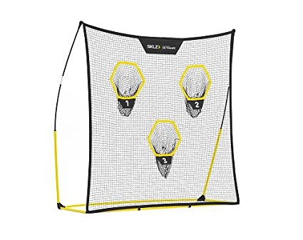 SKLZ Quickster QB Football Trainer Net w/ Target. Ultra-Portable, Quick Setup. 7” x 7”.