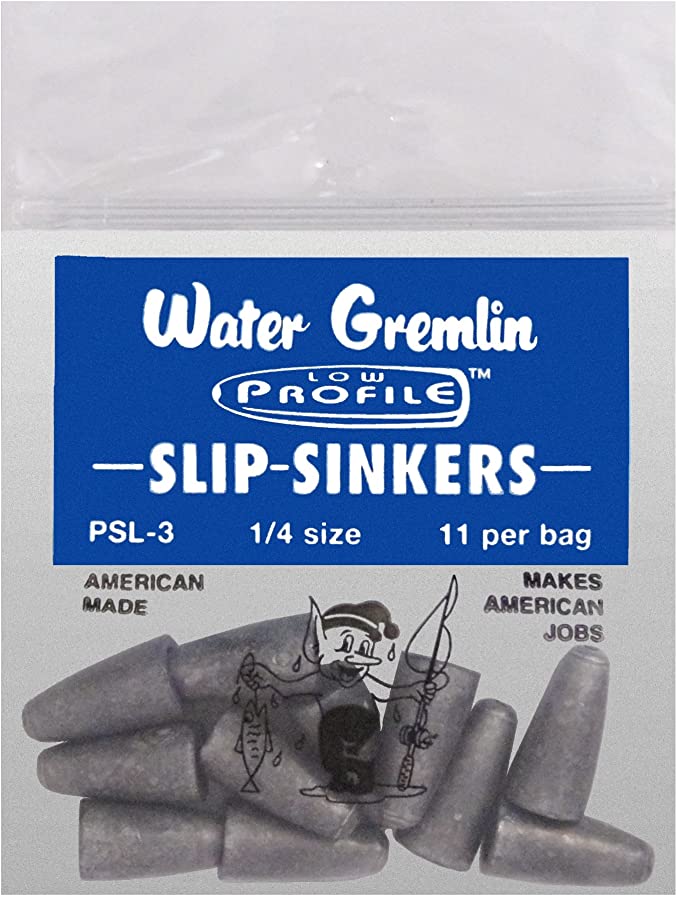 Water Gremlin Company PSL-2 Worm Weight 3/16oz 12Pc