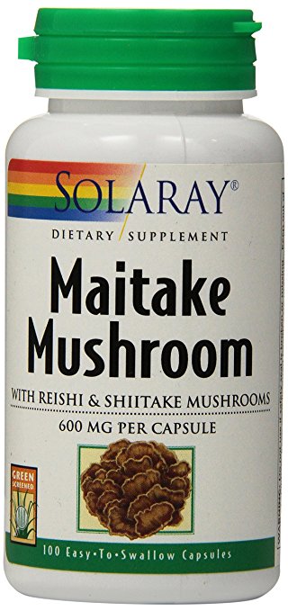Solaray Maitake Mushroom, 600 mg, 100 Count