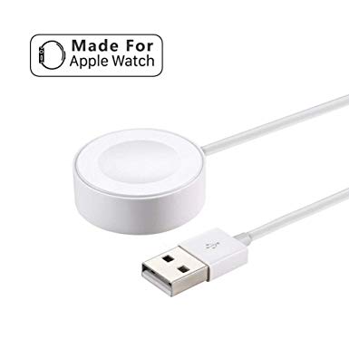 Wireless Charger for Apple Watch Charger, Charging Cable for Apple iWatch Series 1 2 3 4, Portable Wireless Charger with MFI Certified Magnetic Charger