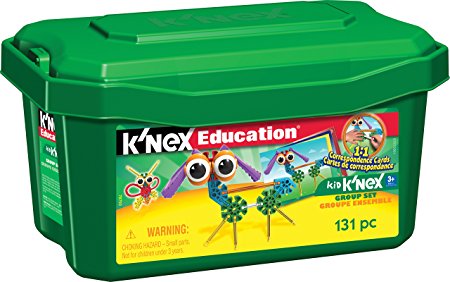 K’NEX Education – Kid K’NEX Group Building Set – 131 Pieces – Ages 3  – Preschool Educational Toy