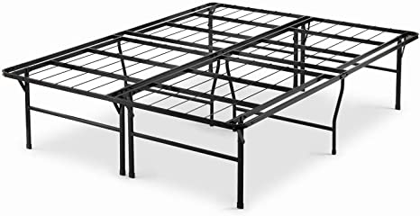 Zinus Casey 18-Inch SmartBase Mattress Foundation | 4" High Extra for under bed storage | No box spring required | Queen