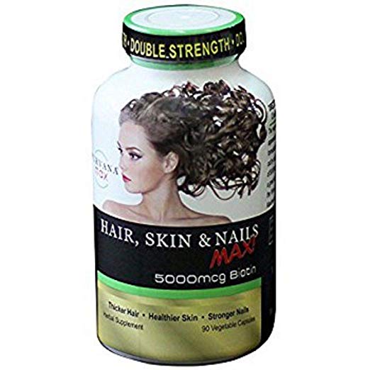 Purvana MAX by Wellgenix 5000mcg Hair Skin and Nails 90 veggie capsules
