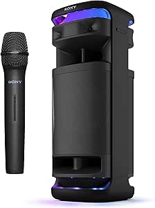 Sony ULT TOWER 10 Bluetooth Karaoke Party Speaker with Powerful Bass, 360° Sound and Party Lights, included Wireless Microphone – New