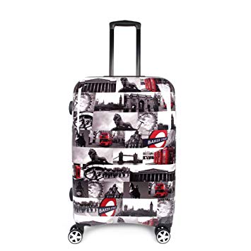 NEWCOM Parrten Luggage 20in Carry On with Spinner Wheels TSA Lock, Ferris wheel