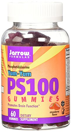 Jarrow Formulas Yum-Yum PS 100 Gummies, Promotes Brain Function, 60 Gummy Chews