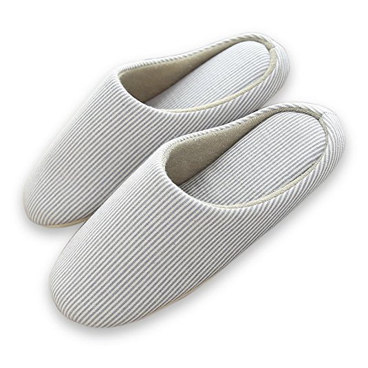 HaloVa Home Slippers, Closed Toe Indoor House Bedroom Footwear Shoes with Non-Slip Sole for Men Boys