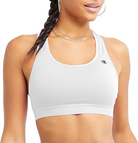 Champion Women's Sports Bra, Compression, Moisture Wicking, High-Impact Sports Bra for Women