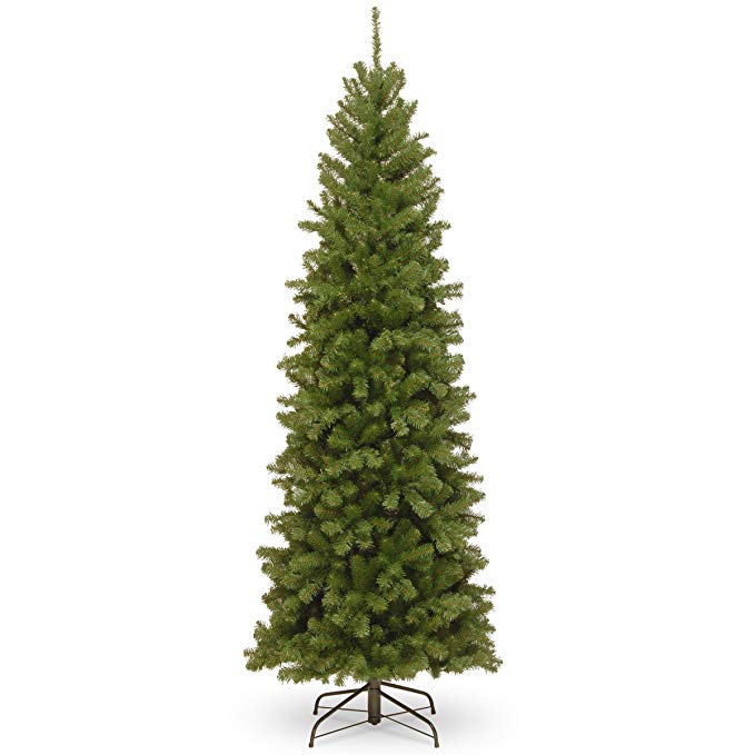 National Tree 7 Foot North Valley Spruce Pencil Slim Tree