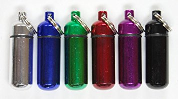 SE Small Pill/ID Holder Keychain (Set of 6)