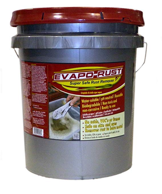 Evapo-Rust ER013 The Original Super Safe Rust Remover, Water-based, Non-Toxic, Biodegradable, 18.925 Liters