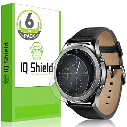 Samsung Gear S3 Classic Screen Protector, IQ Shield LiQuidSkin Full Coverage Screen Protector for Samsung Gear S3 Classic (LTE Compatible) HD Clear Anti-Bubble Film