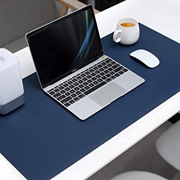 Mouse Pad Extended PU Leather ATailorBird Large Desk Mat,31.50x15.75x0.79inch Blotter Dual Sided Non Slip Water Resistant for Keyboard and Mouse