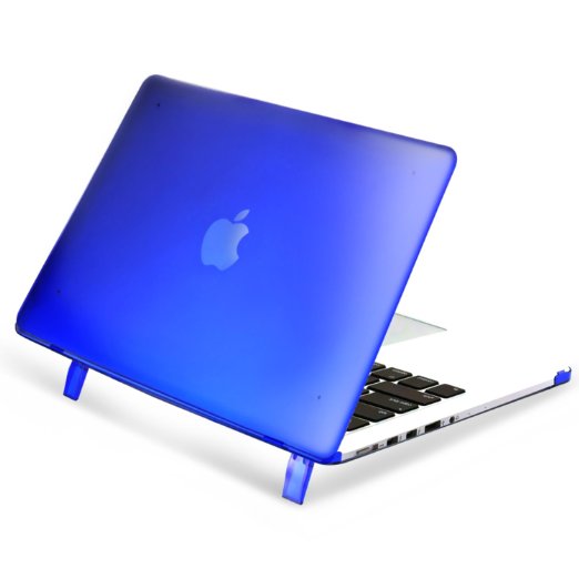 Apple MacBook Pro with Retina Display 15 CaseInsten Snap-in Rubber Case compatible with Apple MacBook Pro with Retina Display 15 Blue