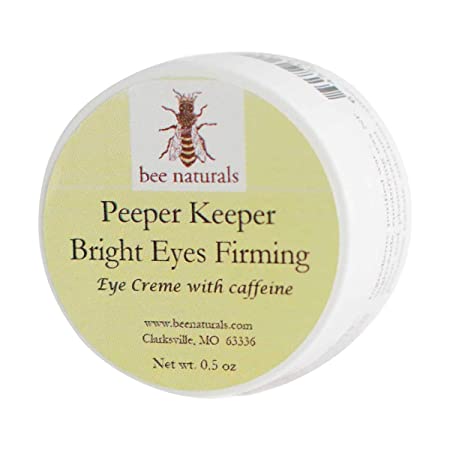 Bee Naturals Best Eye Cream Peeper Keeper Bright Eyes - Eyelid Cream Quickly Reduces Puffiness and Dark Circles - Moisturizes Your Skin - Enriched With Caffeine(Bright Eyes)