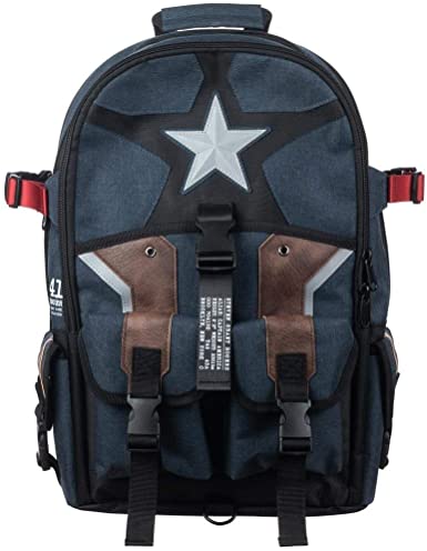 Captain America Comic Book Superhero Utility Backpack