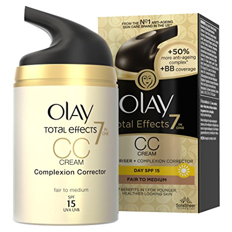 Olay Total Effects 7-in-1 CC Cream Moisturiser Fair To Medium, 50 ml