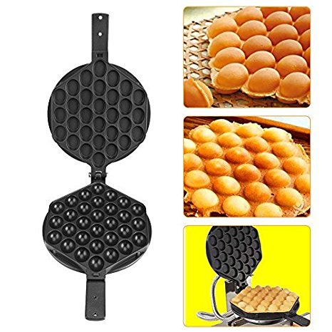 Waffle Maker Egg Bubble Pan Non-stick Stainless Steel Cake Baking Mold Plate For Home Commercial Use