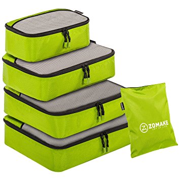 Packing Cubes Set(5 Piece) - Versatile Large Travel Organizers Waterproof and Lightweight