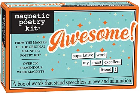 Magnetic Poetry Awesome! Kit - Words for Refrigerator - Write Poems and Letters on The Fridge - Made in The USA