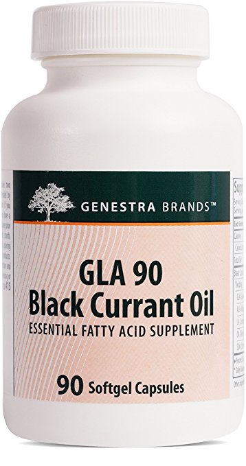 Genestra Brands - GLA 90 Black Currant Oil - Promotes Optimal Skin Health and Supports Overall Health* - 90 Softgel Capsules