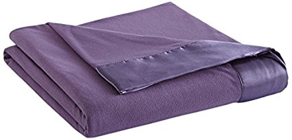 Shavel Home Products All Seasons Year Round Sheet Blanket, Full/Queen, Plum