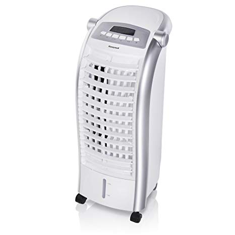 Honeywell Evaporative 200 Cfm Indoor Portable Cooler with Remote Control and Ice Pack, White