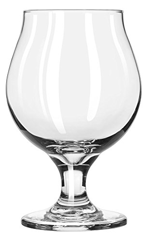 Libbey Glassware 03808 Belgian Beer Glass, 16 oz. (Pack of 12)