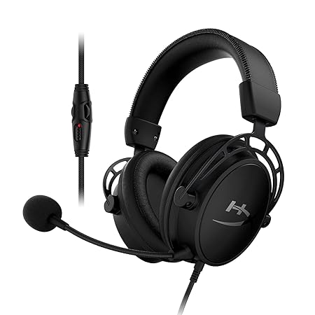 Hyperx Cloud Alpha Black Pro Gaming Wired On Ear Headphones with Mic for Pc, Ps4 & Xbox One, Nintendo Switch (Hx-Hsca-Bk/Ww)