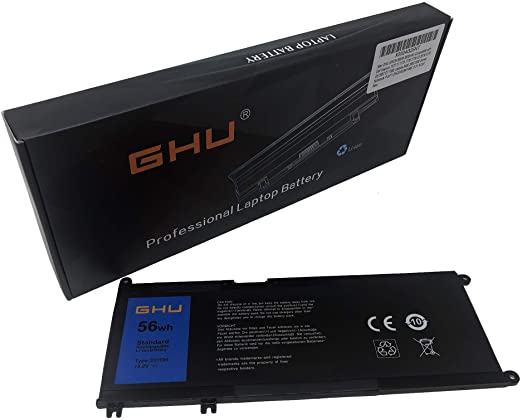 New GHU 33YDH 56Wh Compatible with Dell Inspiron 7577 17 7773 7778 7779 G3 3579 3779 G5 5587 G7 7588 Latitude 3490 3590 3580 Series Notebook PVHT1 DNCWSCB6106B 15.2V 4-Cell