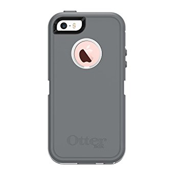 OtterBox DEFENDER SERIES Case for iPhone 5/5s/SE - Retail Packaging - GLACIER (WHITE/GUNMETAL GREY)
